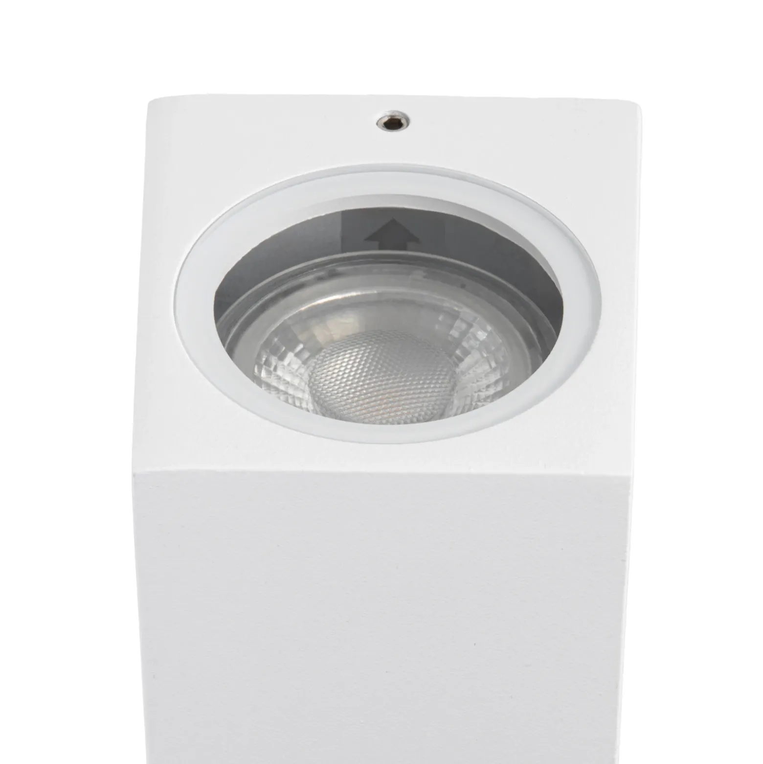 Aplique de exterior Lucande Xava, luz hacia arriba/abajo, blanca, 2 luces, GU10