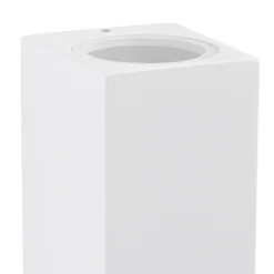 Aplique de exterior Lucande Xava, luz hacia arriba/abajo, blanca, 2 luces, GU10