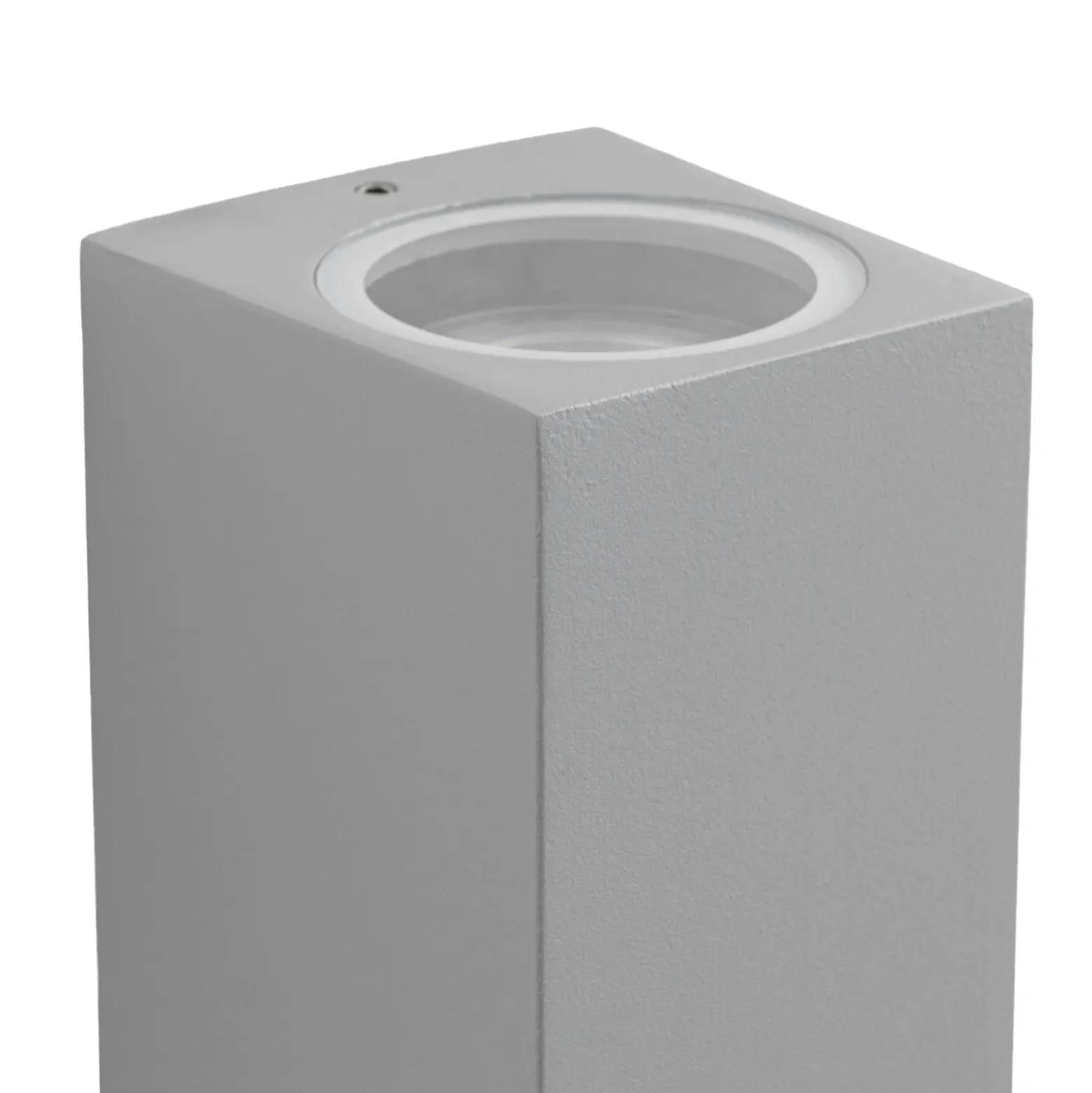 Aplique de exterior Lucande Xava, luz hacia arriba/abajo, gris, 2 luces, GU10