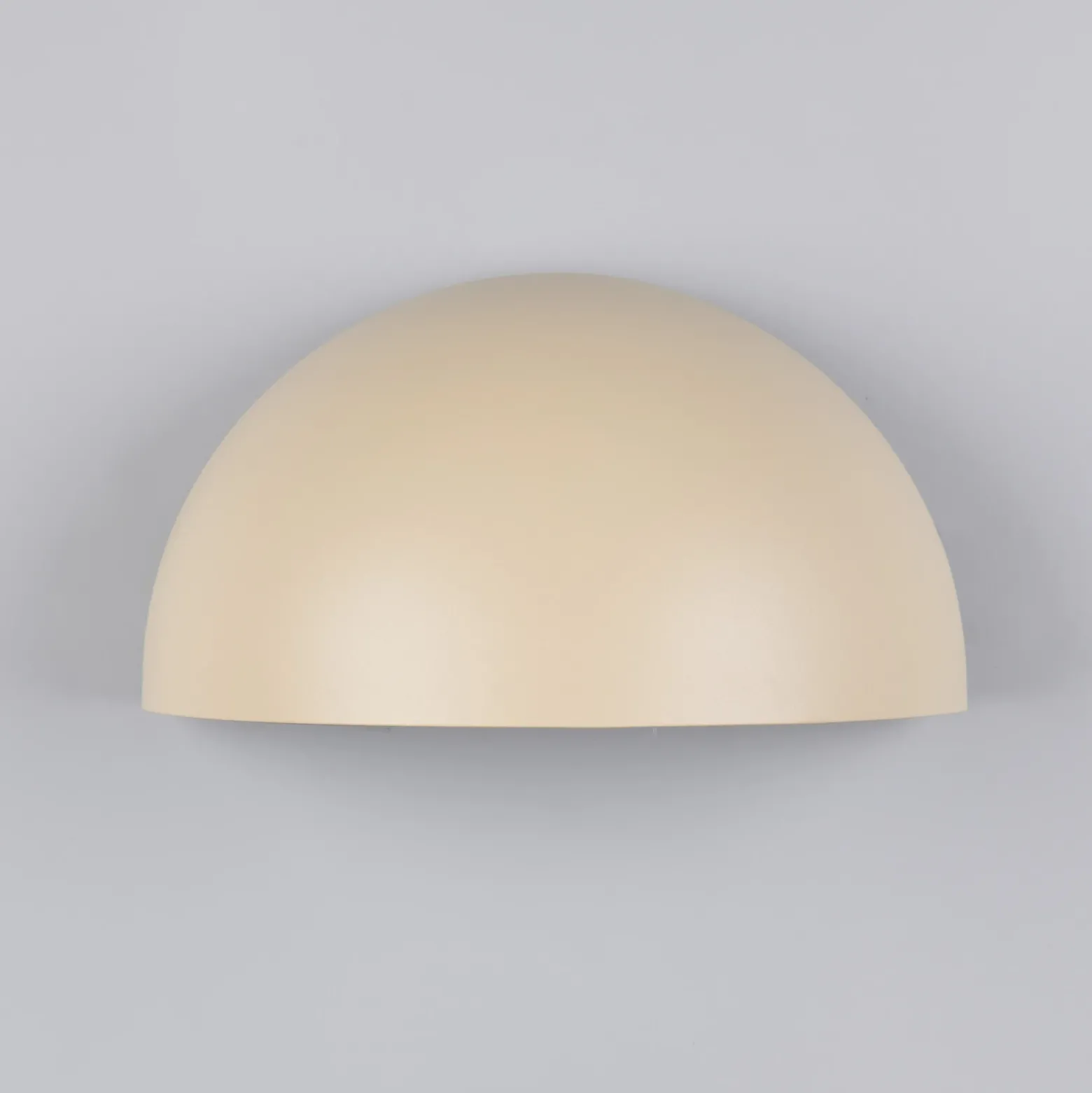 Aplique de exterior MAAS, color crema, ancho 27 cm, metal, IP44