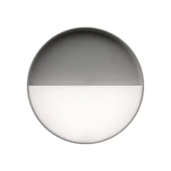 Aplique de exterior Meg LED recargable, color arena, Ø 15 cm