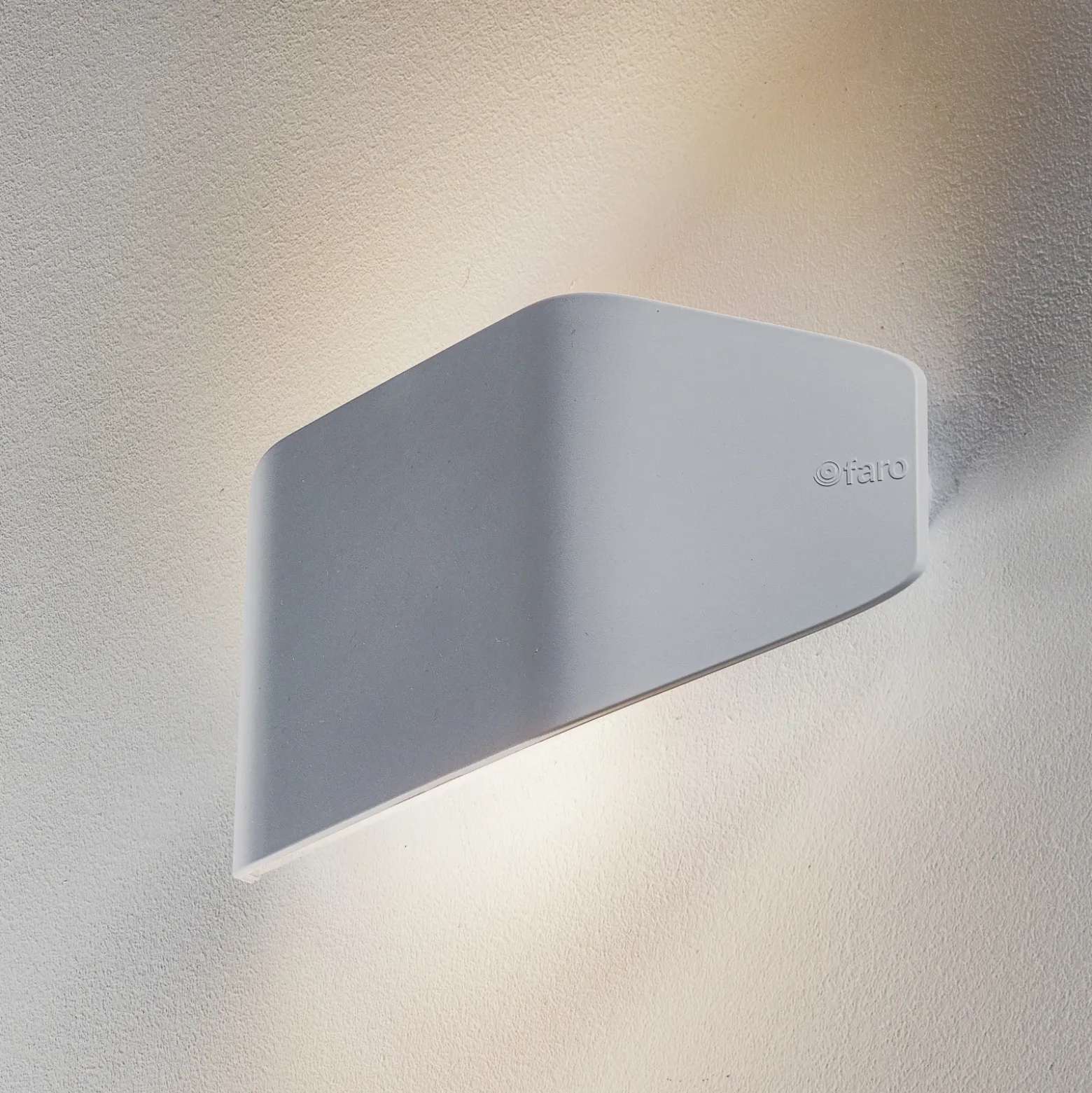 Aplique de exterior moderno Future blanco