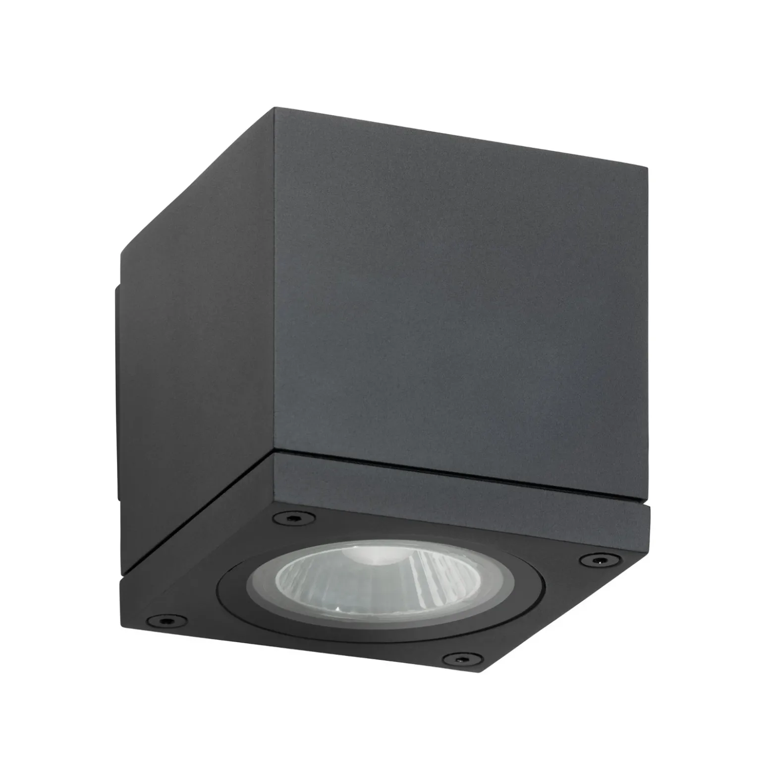 Aplique de exterior 5161, negro, aluminio, cristal, 1 x GU10