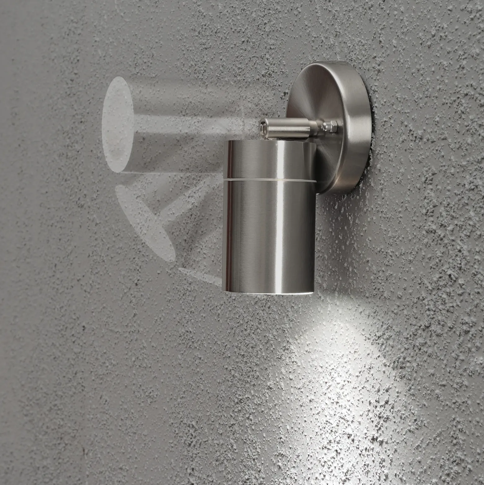 Aplique de exterior New Modena, acero inoxidable