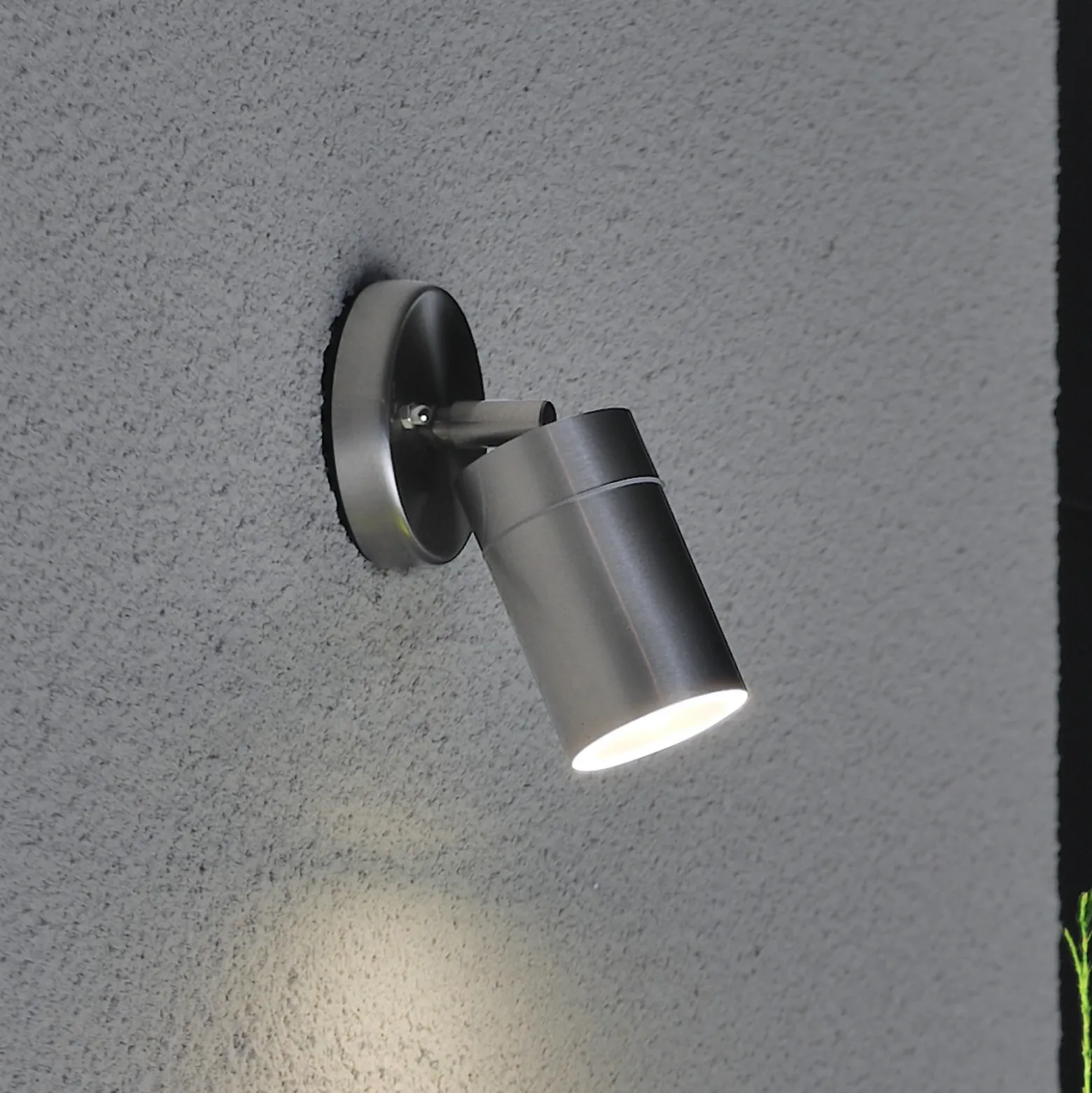 Aplique de exterior New Modena, acero inoxidable