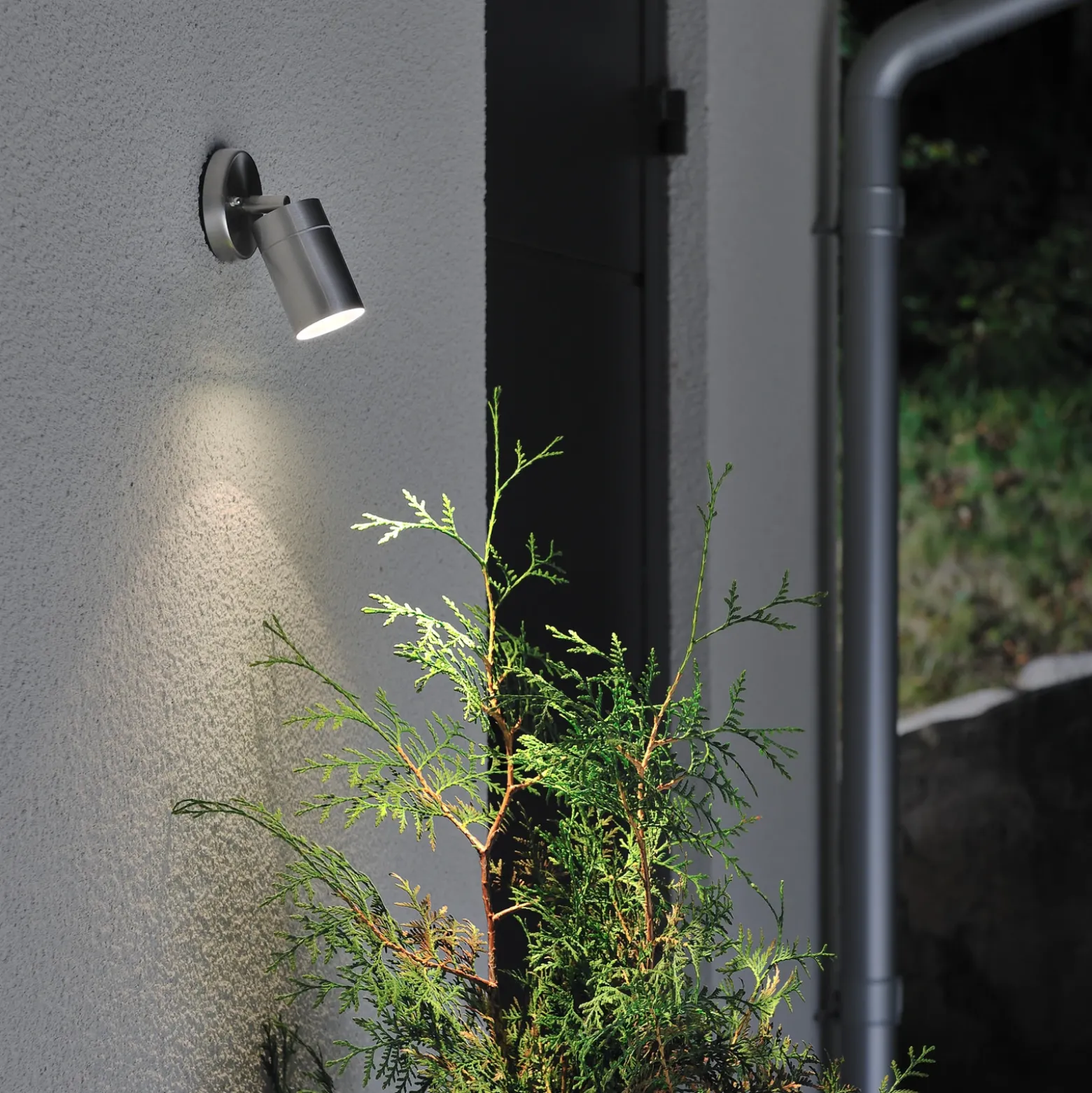 Aplique de exterior New Modena, acero inoxidable