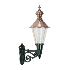 Aplique de exterior Nostalgic Edam M, verde/cobre