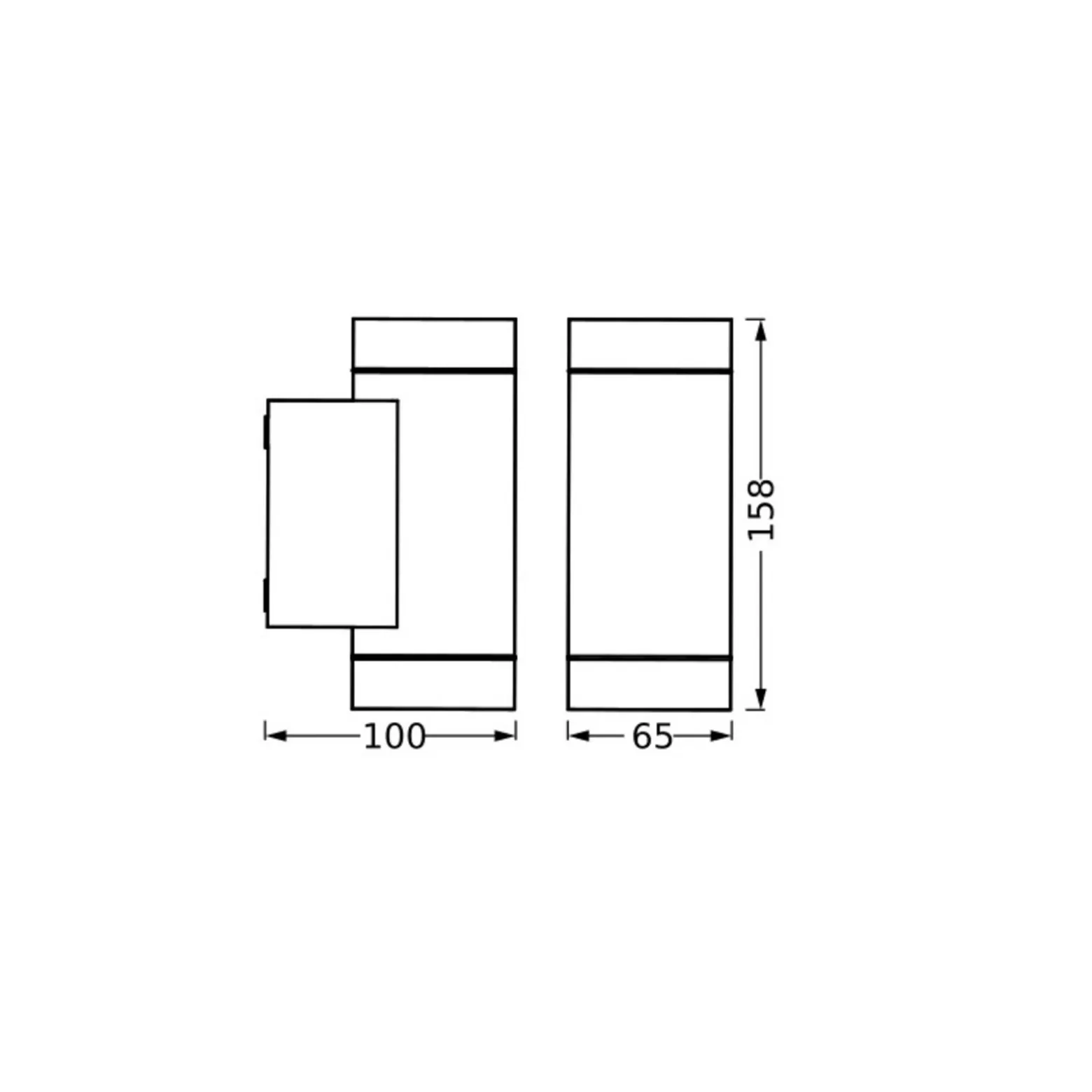 Aplique de exterior OSRAM ENDURA CLASSIC ITYS, gris oscuro IP65