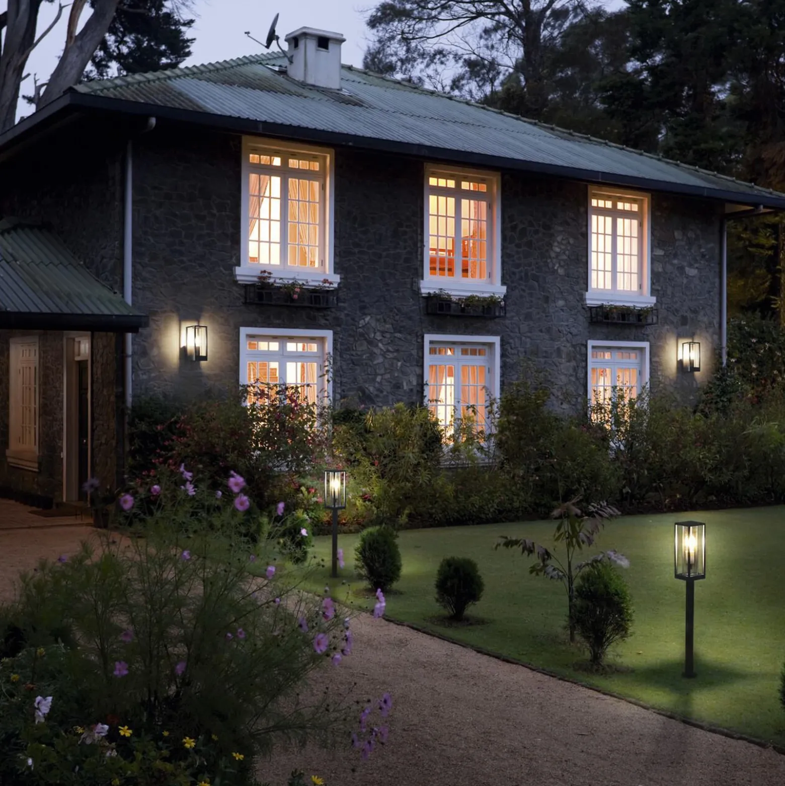 Aplique de exterior OSRAM ENDURA CLASSIC FRAME, gris oscuro IP44
