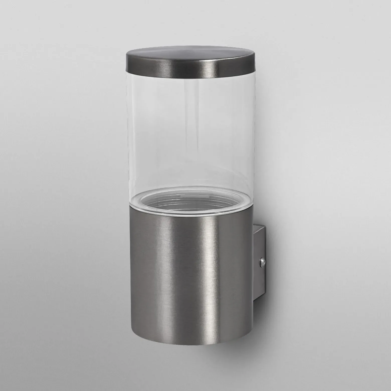 Aplique de exterior OSRAM ENDURA CLASSIC EBRO, acero inoxidable, IP44