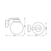 Aplique de exterior OSRAM ENDURA CLASSIC ERDA, gris oscuro, IP54