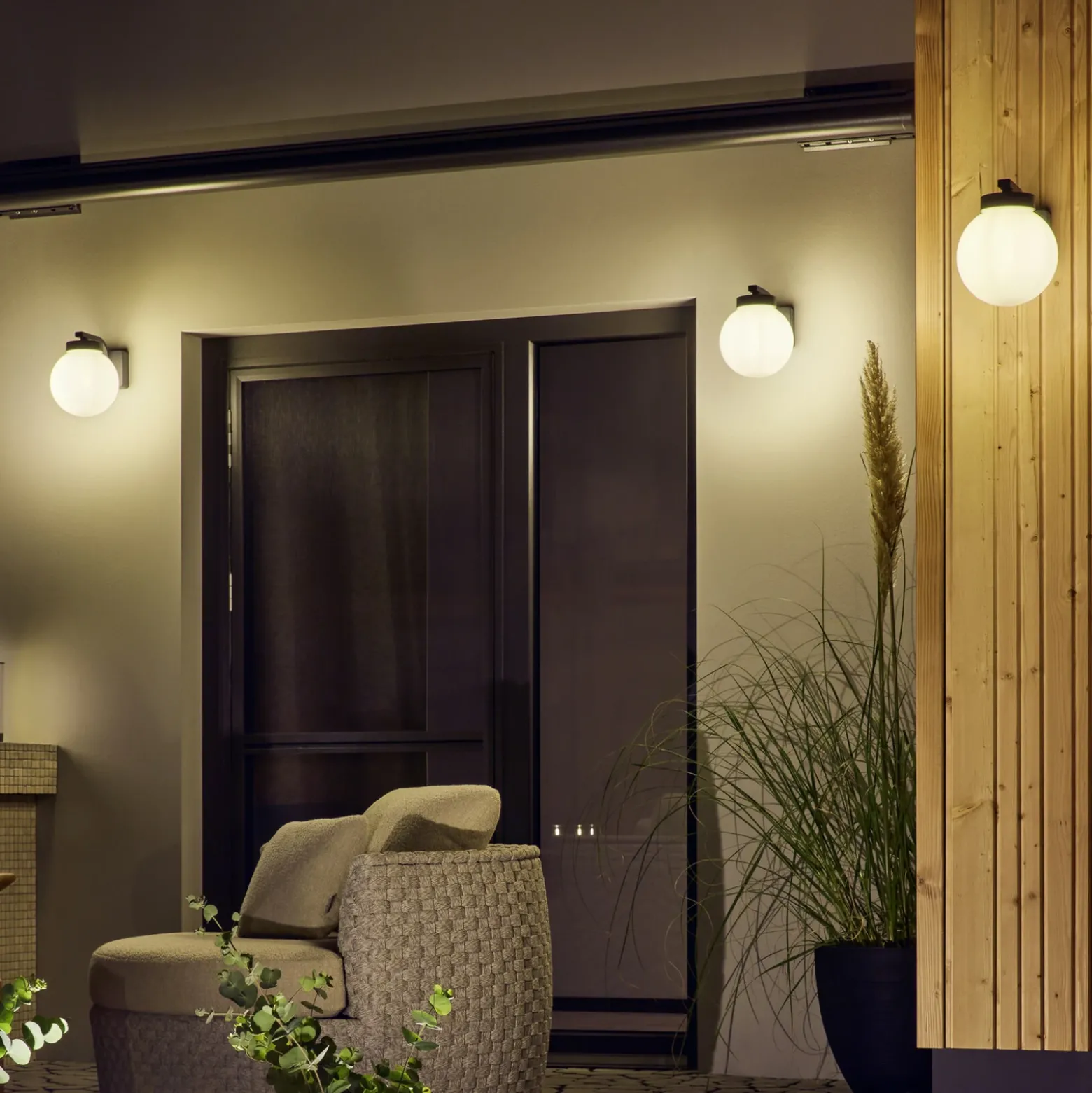 Aplique de exterior OSRAM ENDURA CLASSIC ERDA, gris oscuro, IP54
