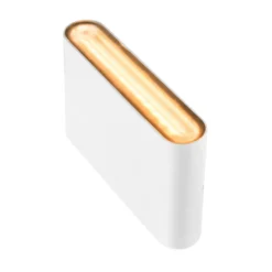 Aplique de exterior ovalada SLV up/down CCT 13,5 cm blanca