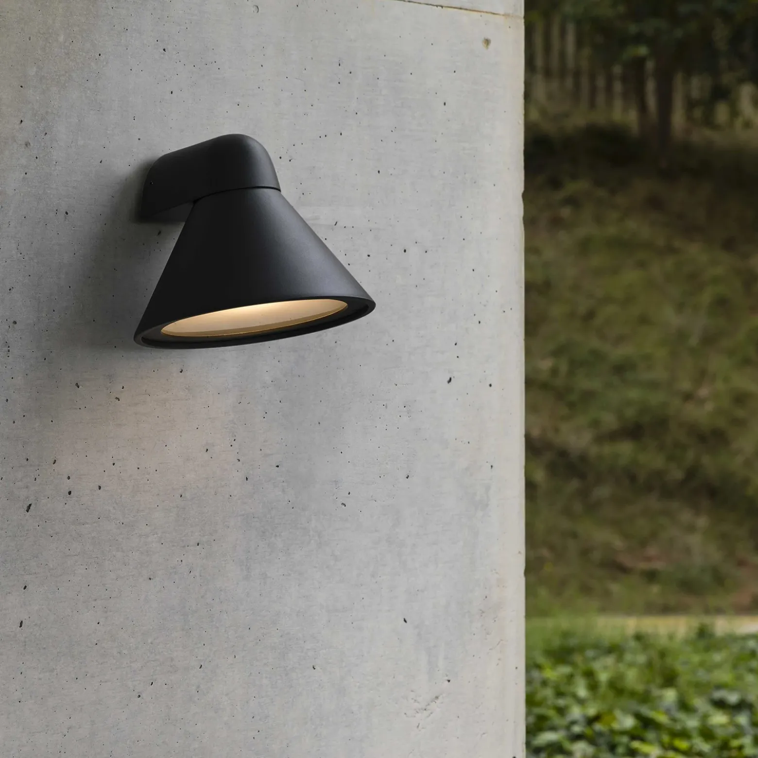 Aplique de exterior Pals, IP65 gris oscuro