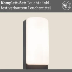 Aplique de exterior Paulmann LED Bonnie, aluminio, antracita