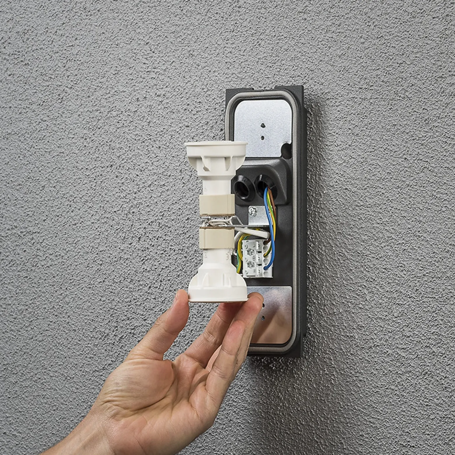 Aplique de exterior Potenza, Up & Down, antracita