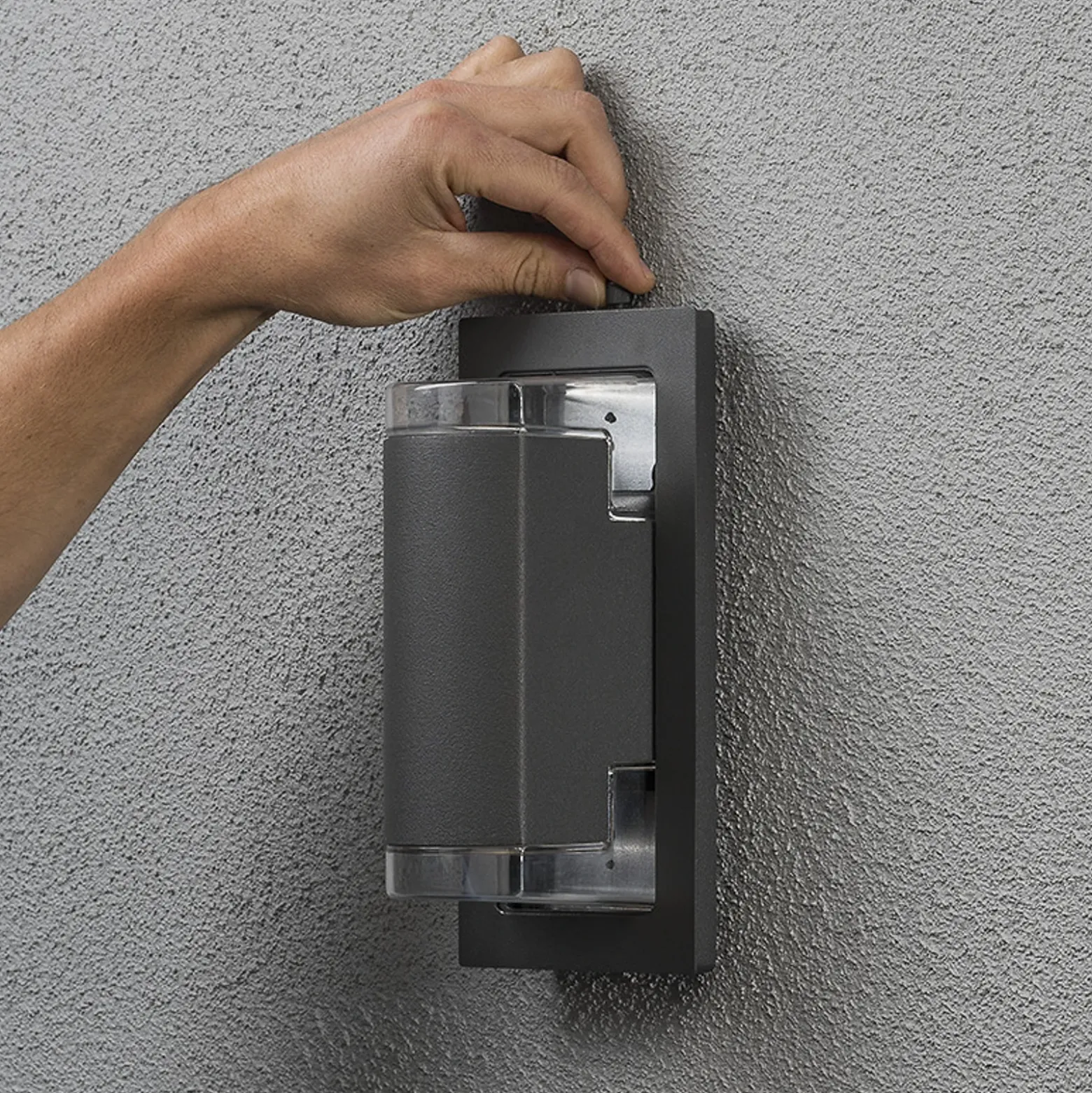 Aplique de exterior Potenza, Up & Down, antracita