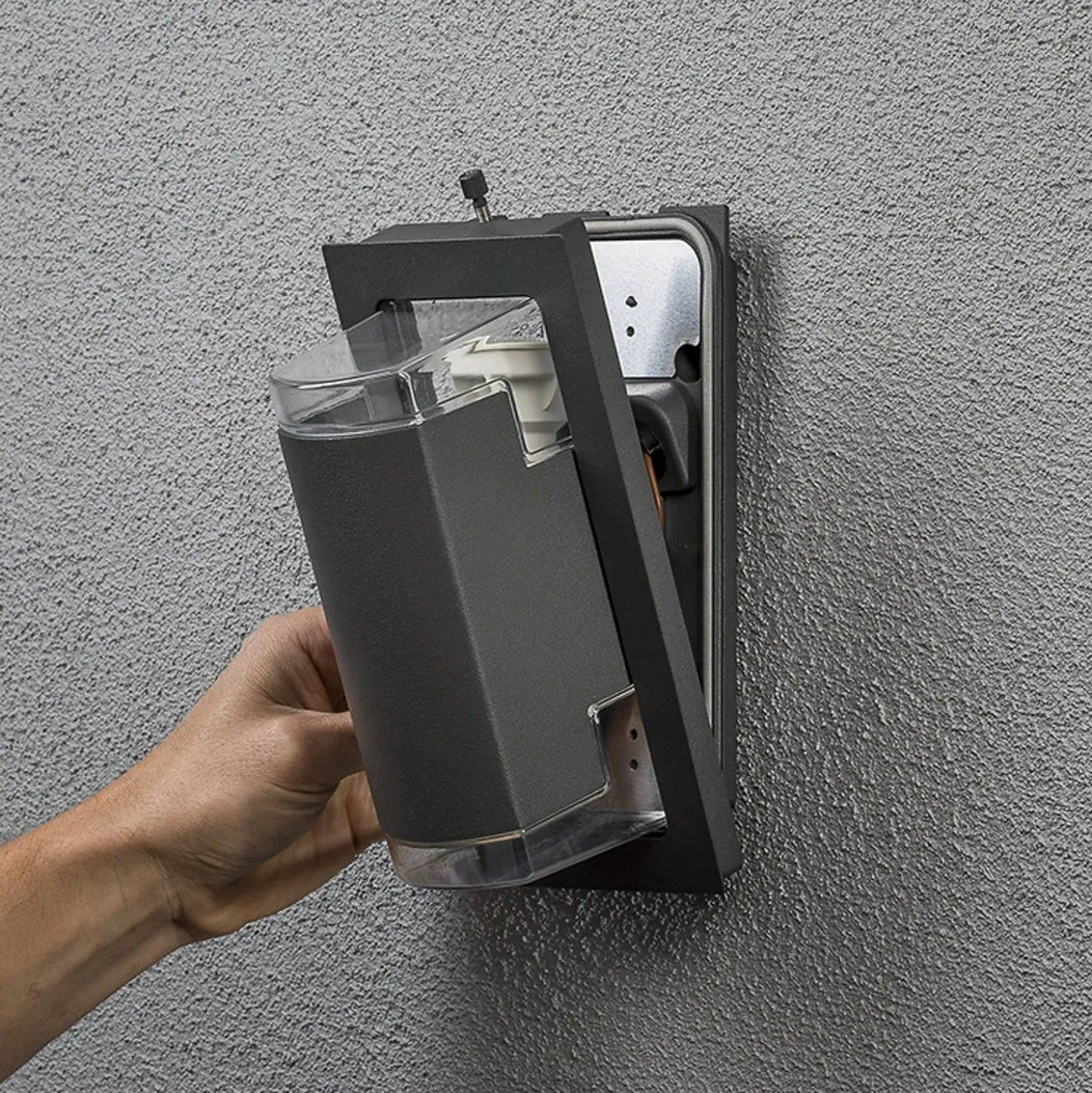 Aplique de exterior Potenza, Up & Down, antracita