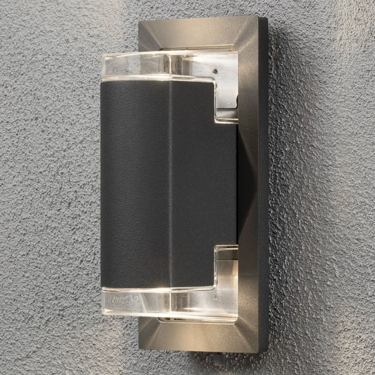 Aplique de exterior Potenza, Up & Down, antracita