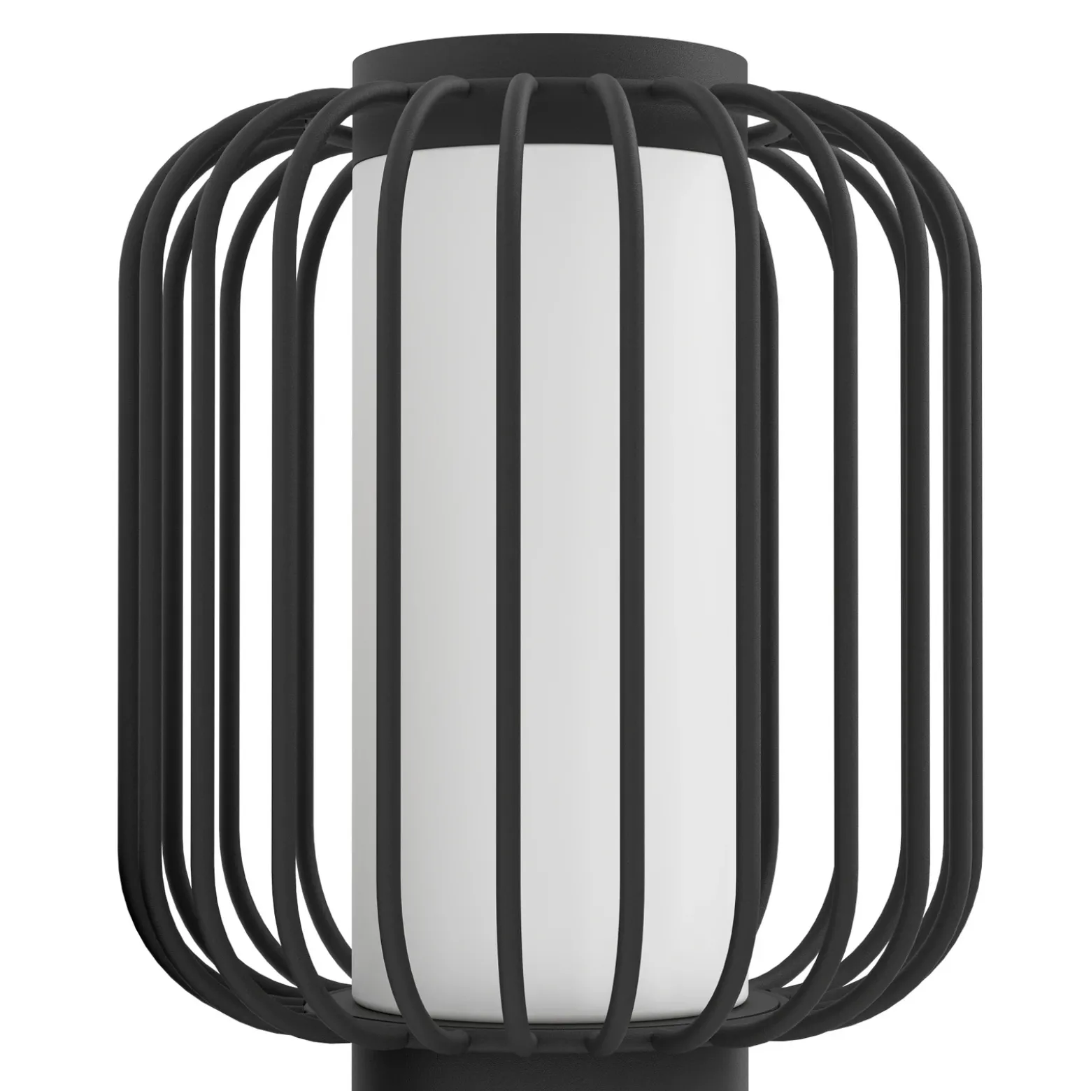 Aplique de exterior Ravello, negro, altura 27 cm, metal