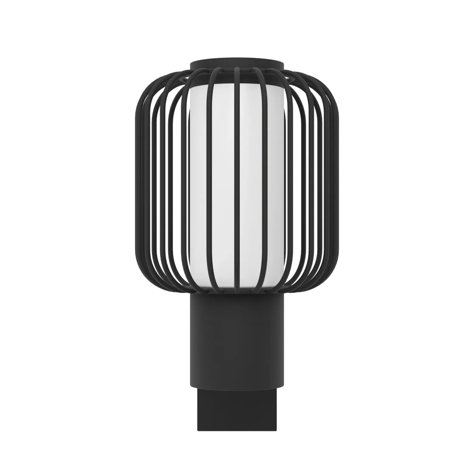 Aplique de exterior Ravello, negro, altura 27 cm, metal
