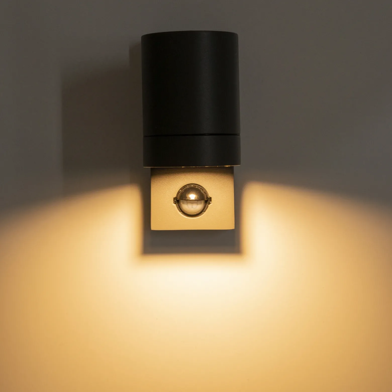 Aplique de exterior Rombe con sensor, 1 luz