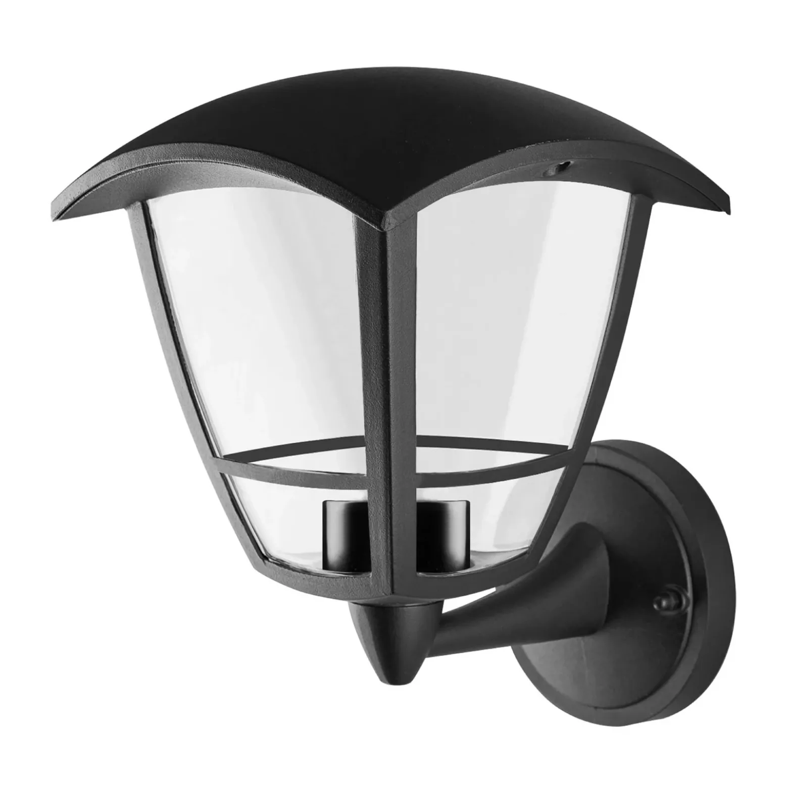 Aplique de exterior SEGULA Antique up, negro, aluminio, E27