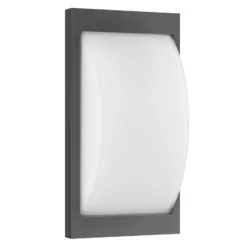 Aplique de exterior 069SEN, sensor, grafito, 33 cm, E27