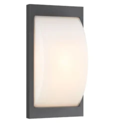 Aplique de exterior 069SEN, sensor, grafito, 33 cm, E27