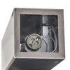Aplique de exterior Senta, acero inoxidable