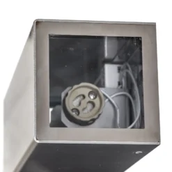 Aplique de exterior Senta, acero inoxidable