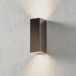 Aplique de exterior Senta, acero inoxidable