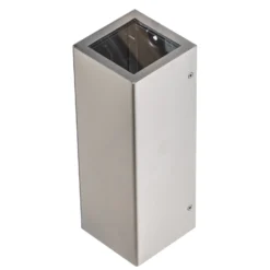 Aplique de exterior Senta, acero inoxidable