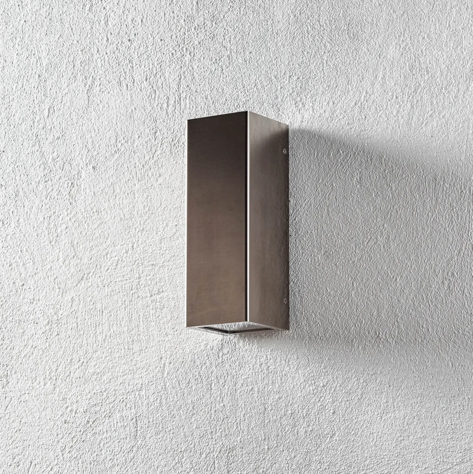 Aplique de exterior Senta, acero inoxidable