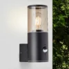 Aplique de exterior Sergioro, 1 luz con sensor