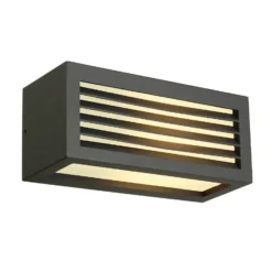 Aplique de exterior SLV Box L E27, antracita