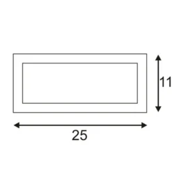 Aplique de exterior SLV Box L E27, antracita