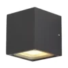 Aplique de exterior SLV Sitra Cube, antracita