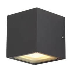 Aplique de exterior SLV Sitra Cube, antracita