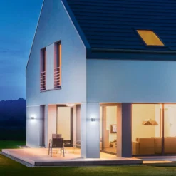 Aplique de exterior STEINEL L 840 SC Sensor, plata