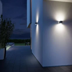 Aplique de exterior STEINEL L 840 SC Sensor, plata
