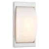 Aplique de exterior tipo 068, acero inoxidable, 33 cm de altura, E27