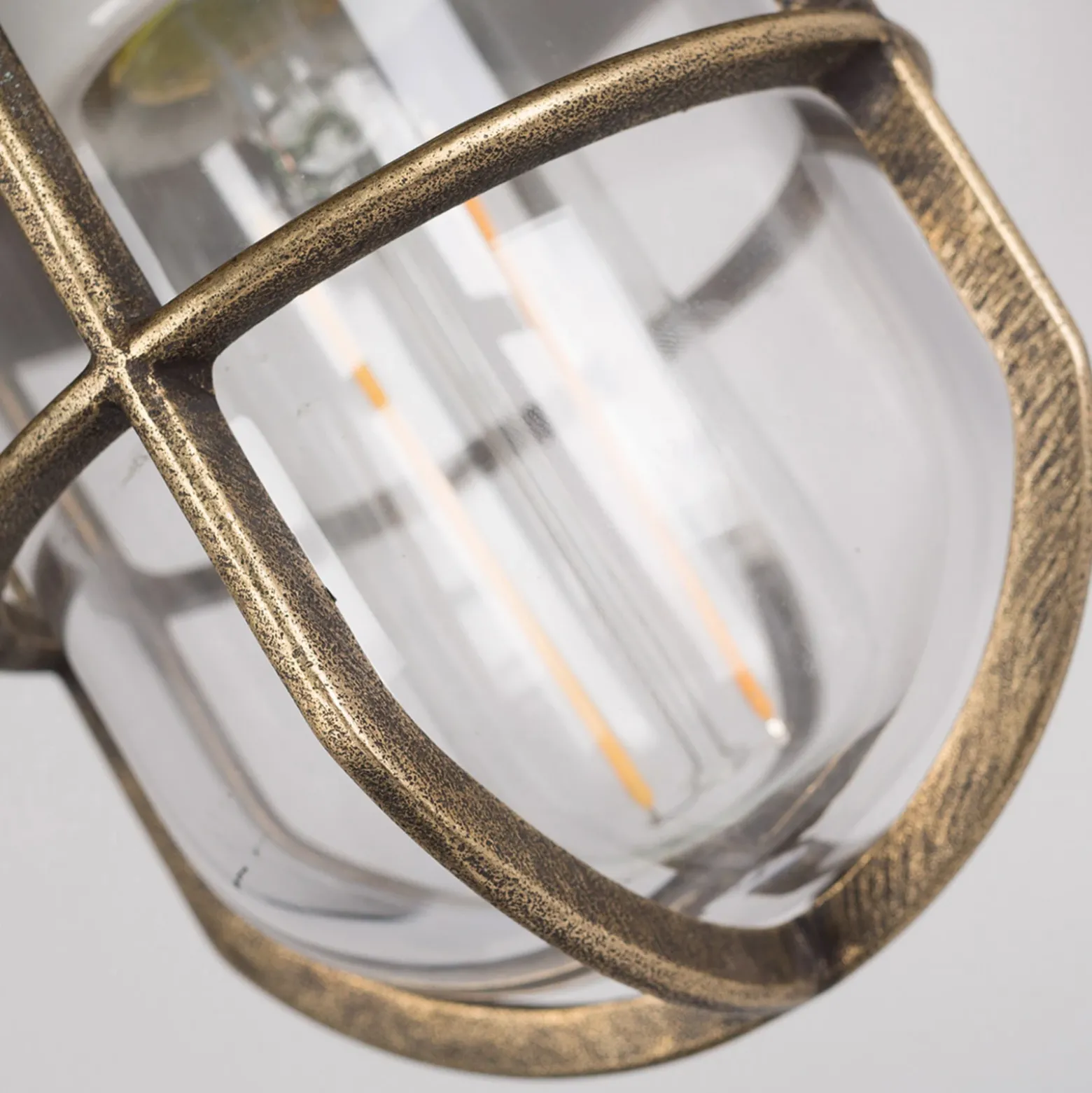 Aplique de exterior Tours en forma de farol, Bronz