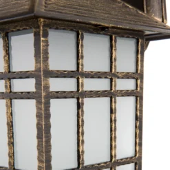 Aplique de exterior tradicional Ilka como farol