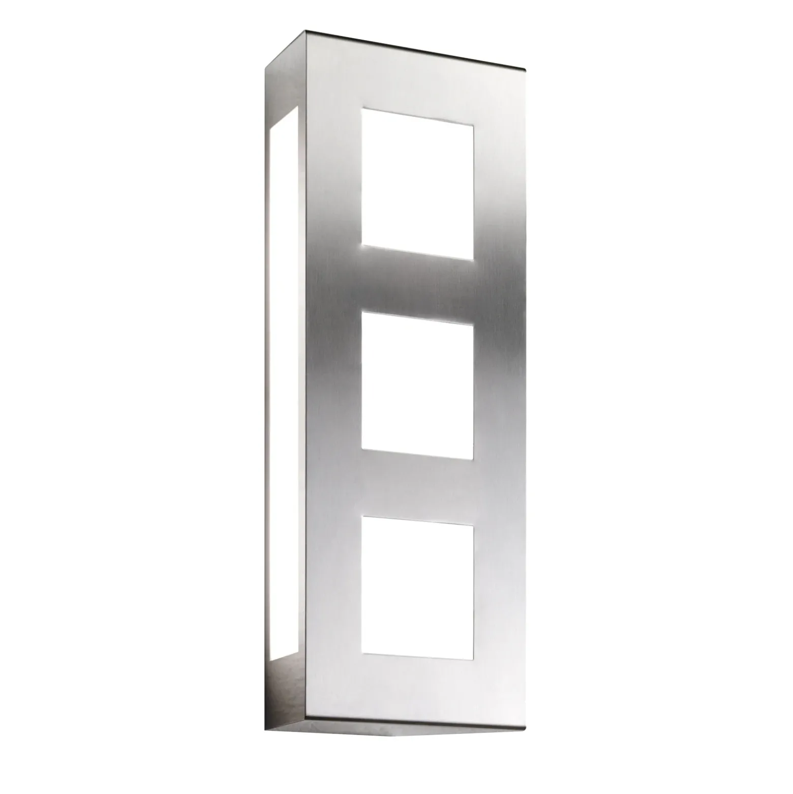 Aplique de exterior Trilo de acero inoxidable