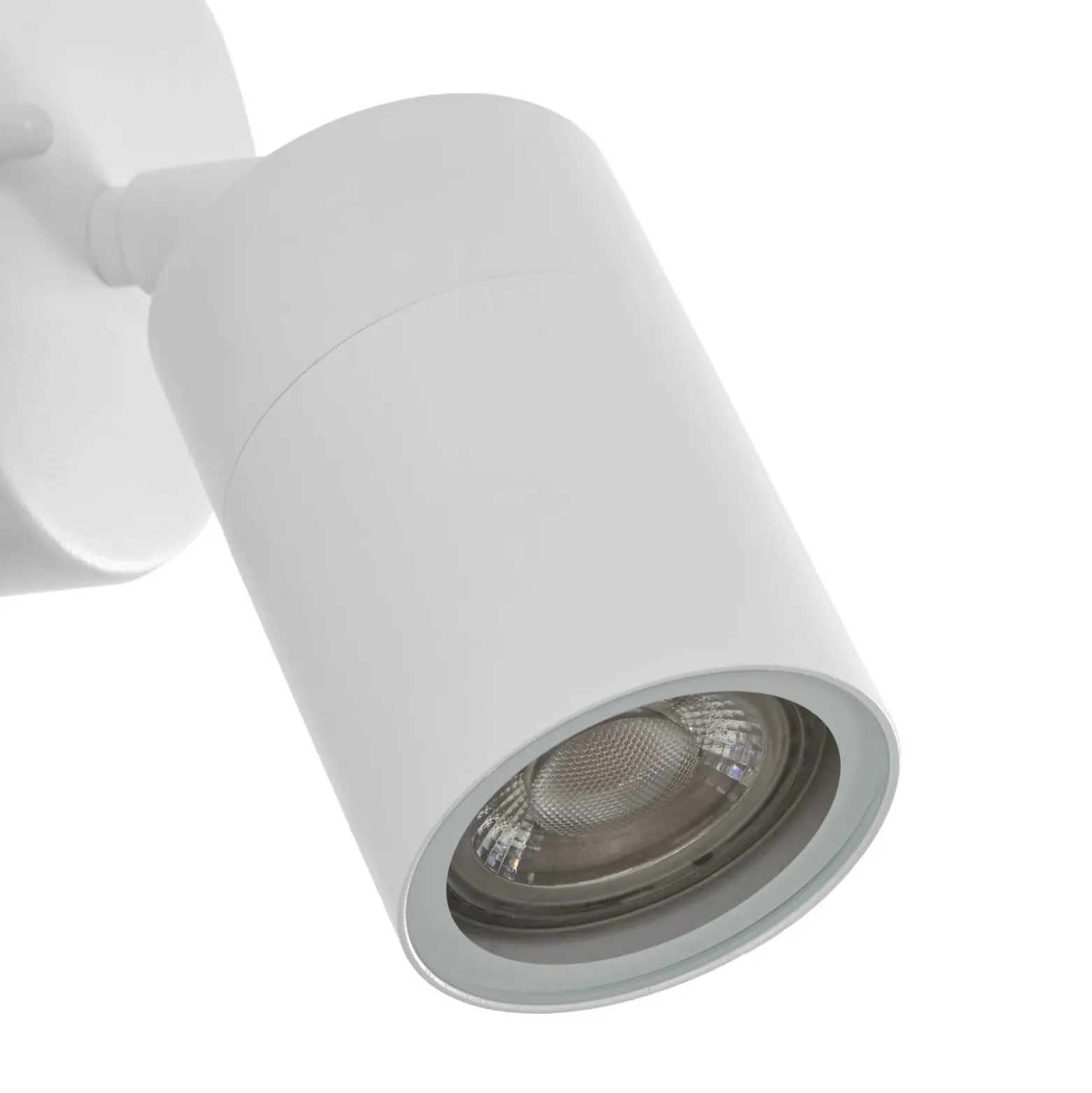 Aplique de exterior Tulimar de PRIOS, 14 cm, blanca, orientable, IP44