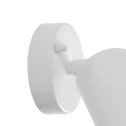 Aplique de exterior Tulimar de PRIOS, 14 cm, blanca, orientable, IP44
