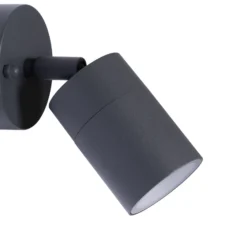 Aplique de exterior Tulimar de PRIOS, 15 cm, antracita, orientable
