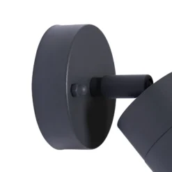 Aplique de exterior Tulimar de PRIOS, 15 cm, antracita, orientable