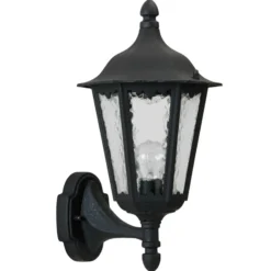 Aplique de exterior 1818 vertical, negro